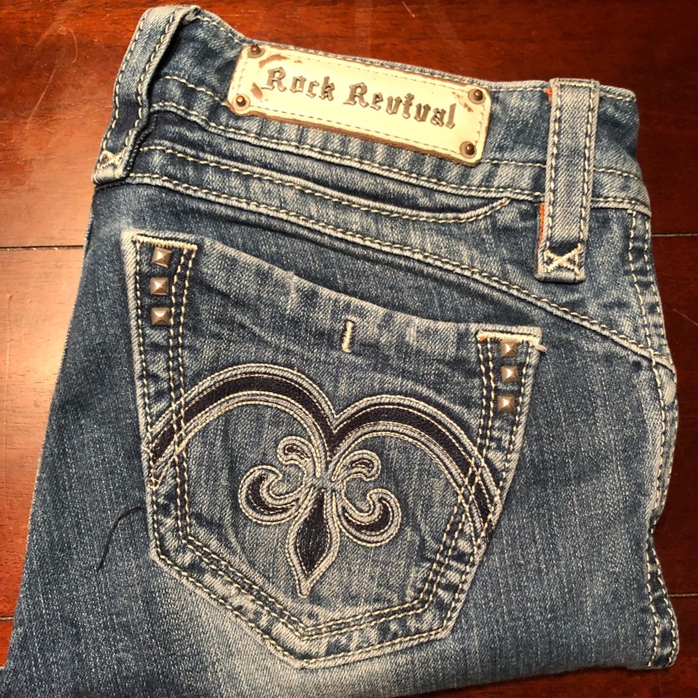 Rock Revival Adele Crop Boot Jeans